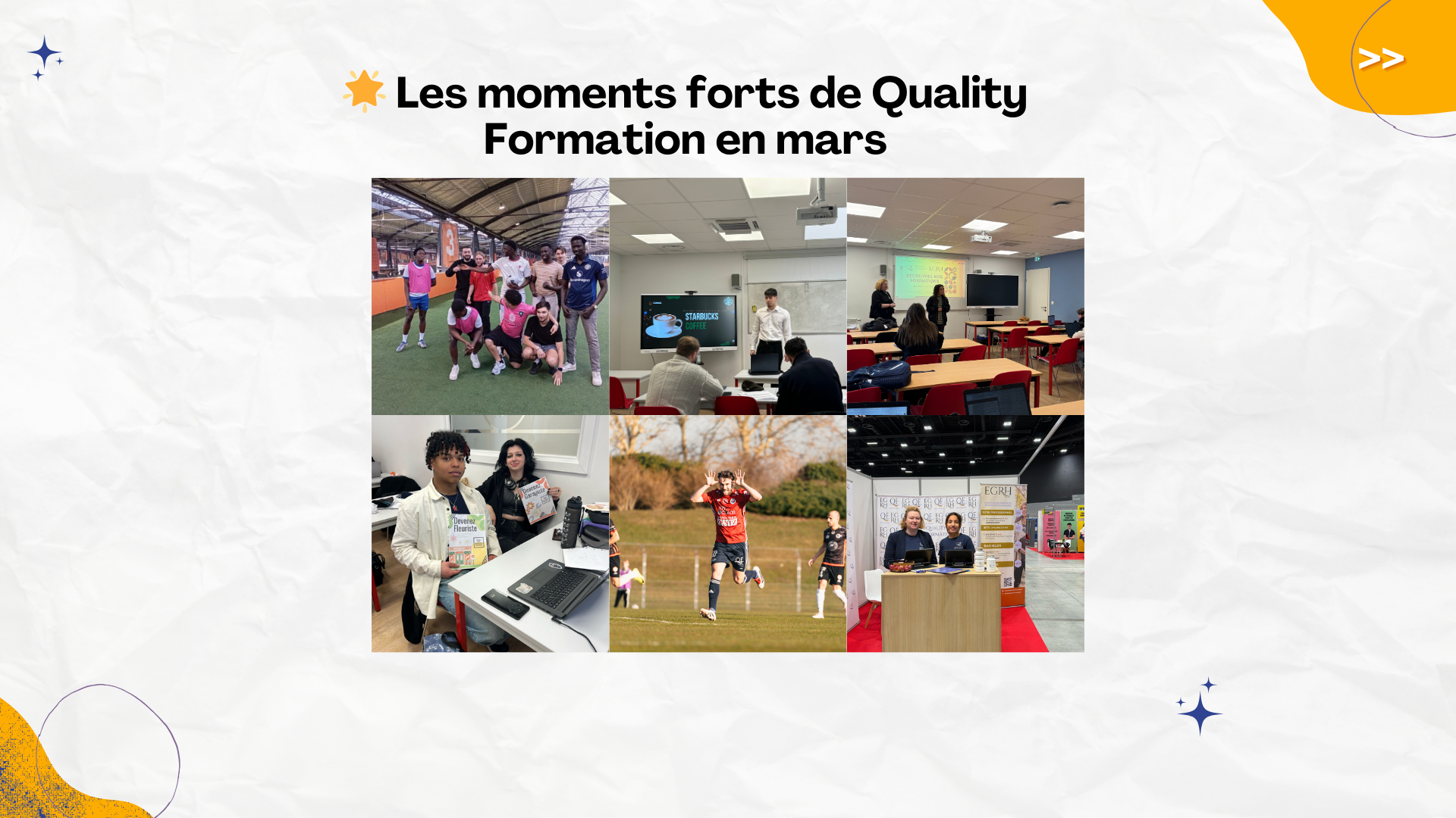 Retour en images sur les événements du mois de mars chez Quality Formation