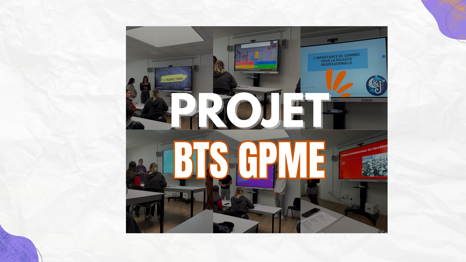 Les projets citoyens de nos étudiants en BTS GPME
