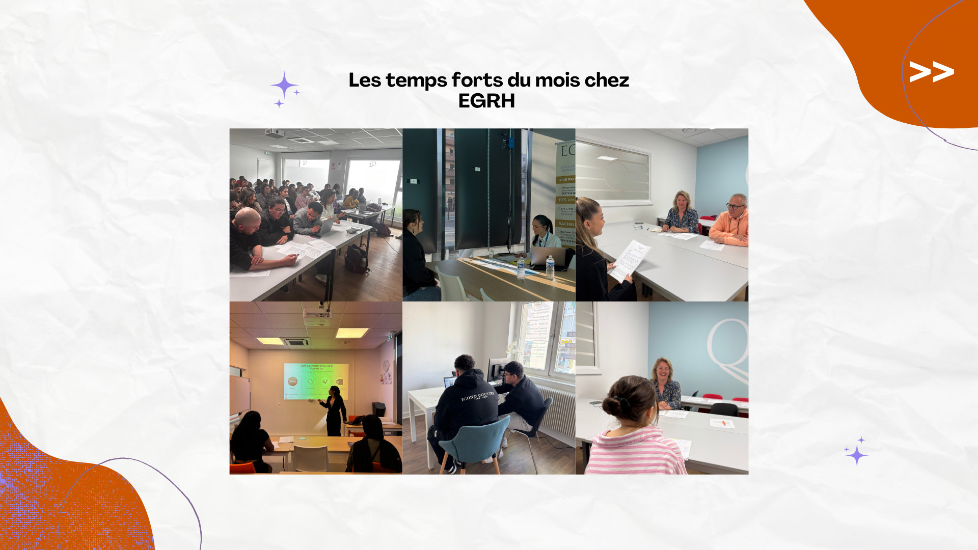Un mois d’avril riche en projets pour nos étudiants en EGRH