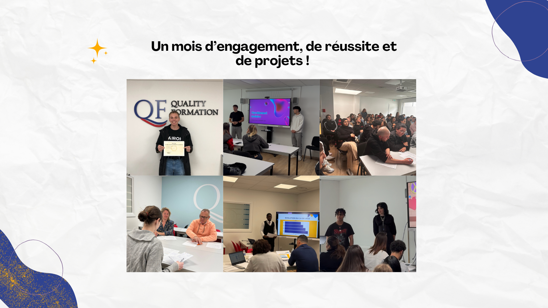 Retour en image sur le mois d’avril chez Quality Formation